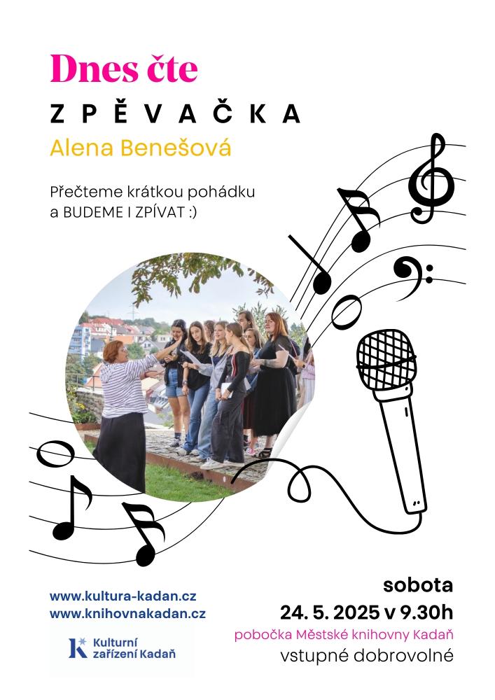 DNES ČTE...zpěvačka